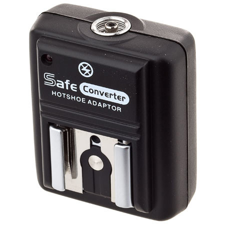 TF‑334 Hot Shoe Adapter With Extra PC Sync Connection Port