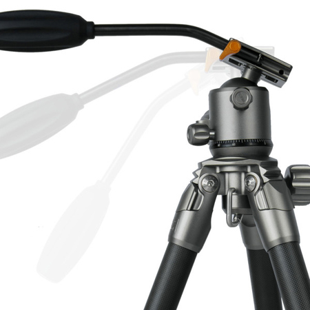 FotoPro L-74 4-Section Carbon Fiber Photo/Video Tripod, 55" Max Height