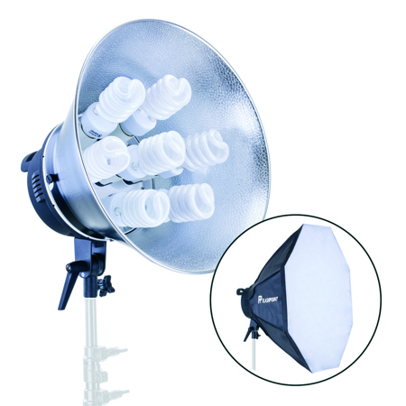 Flashpoint CoolVee 7 Bulb Fluorescent Light with Reflector and Softbox