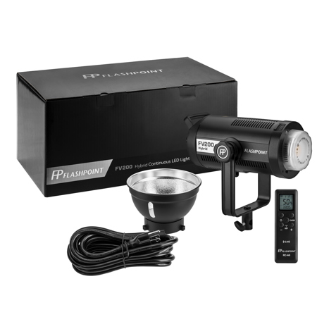 thumbnail image 2 of Flashpoint FV200 R2 Hybrid Continuous LED Light - (Godox FV200) SKU... 2 of 13
