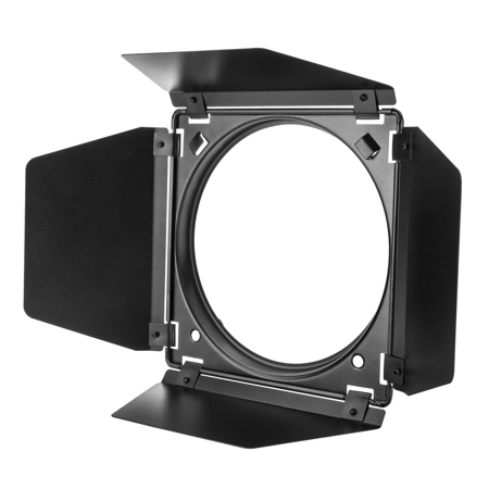 Flashpoint Universal Barn Door Kit with Grid and Gels for 7" Reflectors