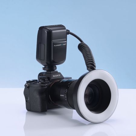 Canon Sony A6000 Ring Light Flashpoint MF-R76S+ TTL Macro