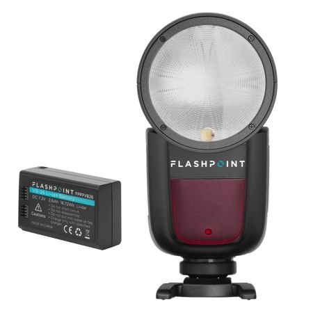 Flashpoint Zoom Li-on X R2 TTL On-Camera Round Flash Speedlight For Fuji (V1)  FP-ZL-X-F