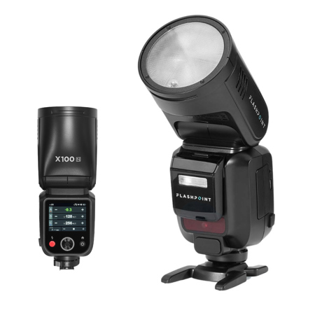 Flashpoint X100 TTL R2 On-Camera Li-Ion Round Head Flash for Nikon