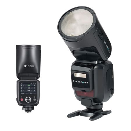 Flashpoint X100 TTL R2 On-Camera Li-Ion Round Head Flash for Nikon