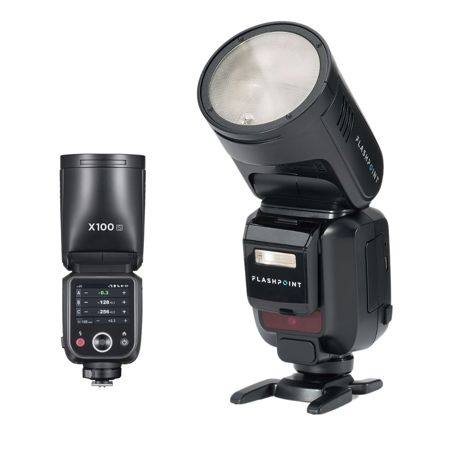 Flashpoint X100 TTL R2 On-Camera Li-Ion Round Head Flash for Sony