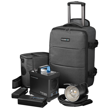 Flashpoint XPLOR Power 1200 Pro R2 TTL Flash Pack Kit With Battery