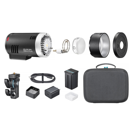 Flashpoint XPLOR 300 Pro II TTL R2 Outdoor Flash, Godox AD300pro II