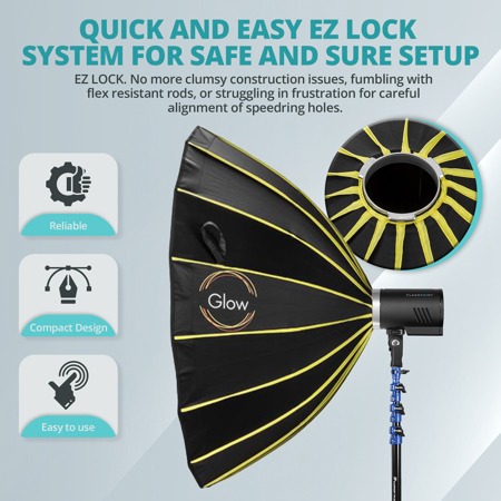 Flashpoint XPLOR 300 Pro TTL R2 Monolight With EZ Lock Softbox