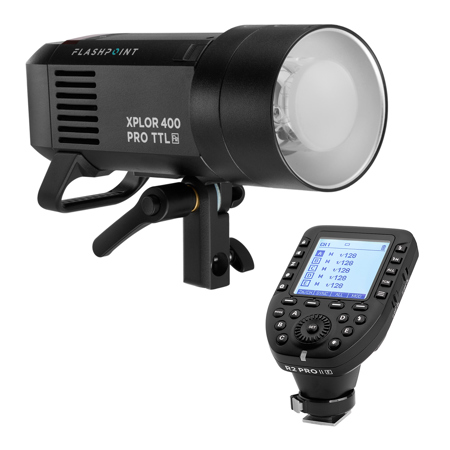 Flashpoint XPLOR 400PRO TTL With R2 Pro Transmitter for Fujifilm -Godox AD400Pro