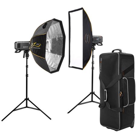 Flashpoint XPLOR 600PRO II TTL R2 600ws 2-Light Location Kit