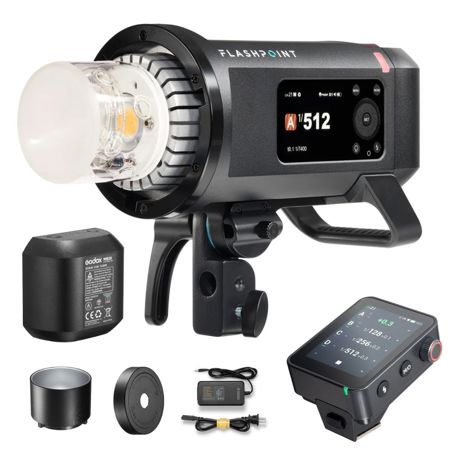 Flashpoint XPLOR 600PRO II Battery-Powered All-In-One Outdoor Flash with Nano Pro Touchscreen TTL Wireless Flash Trigger for Nikon