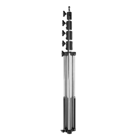 Flashpoint Pro Air-Cushioned Heavy-Duty Light Stand (Black, 9.5ft) – 2-Pack (FP-S-9 K1)