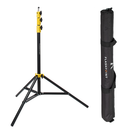 Flashpoint Pro Air-Cushioned Heavy-Duty Light Stand (Yellow, 7.2')