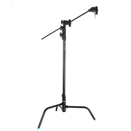 Flashpoint 40" Quick Release Turtle Base C-Stand Kit, Grip Head & Arm (Black)