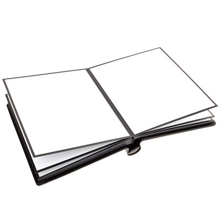 Adorama Front Padded Self Adhesive Album, 4x6" 20 Photos, Black