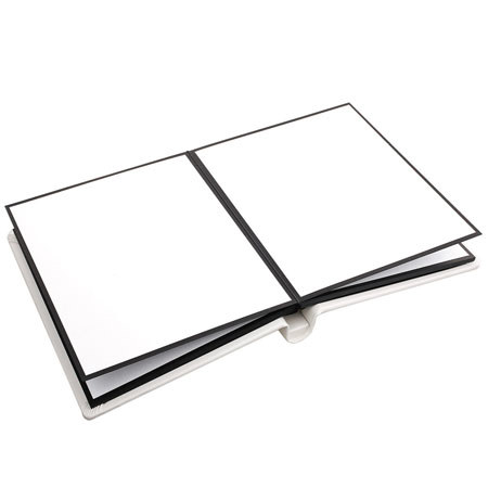 Flashpoint Front Padded Self Adhesive Album, 5x7" 20 Photos, Ivory. W/Window
