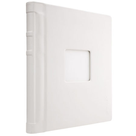 Flashpoint Front Padded Self Adhesive Album, 8x10" 20 Photos, Ivory. W/Window