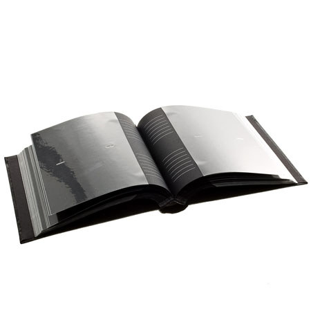 Flashpoint Proof Album Synthetic, 200 4x6 Photos, Black