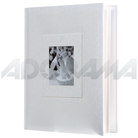 Adorama Proof Album Synthetic Fabric, 300 4x6 Photos, White