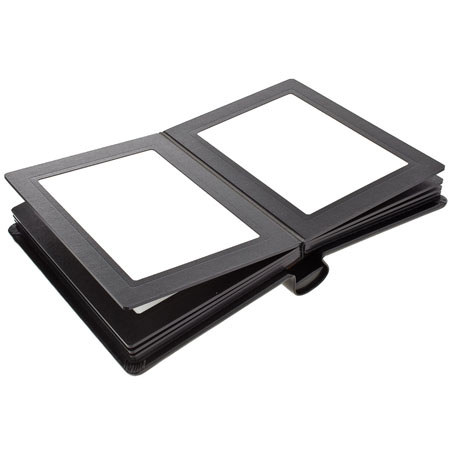 Flashpoint Pro Book Bound Photo Album, 8x10" 24 Photos, Black/Black/Black