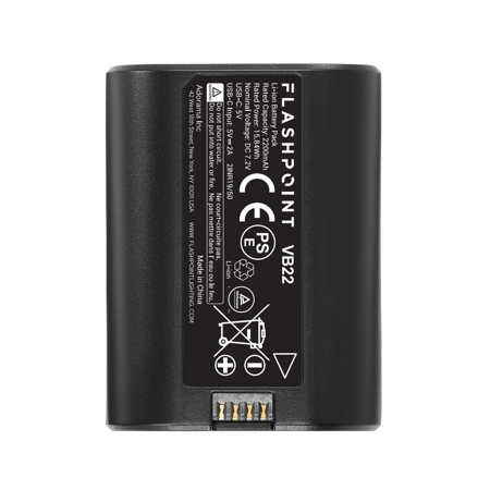 Flashpoint VB22 Battery for V480 TTL On-Camera Flash (7.2V, 2200mAh)