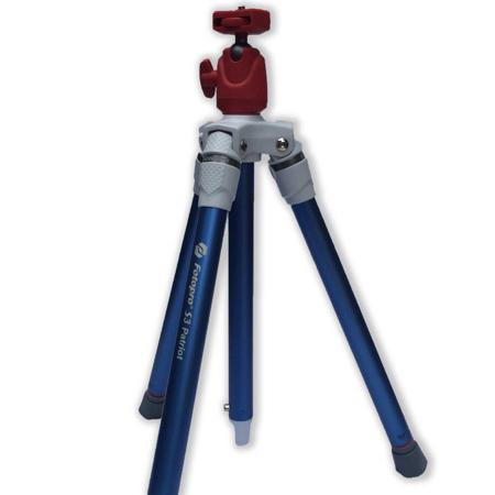 FotoPro S3 Patriot Tripod with Ballhead - Red, White, and Blue