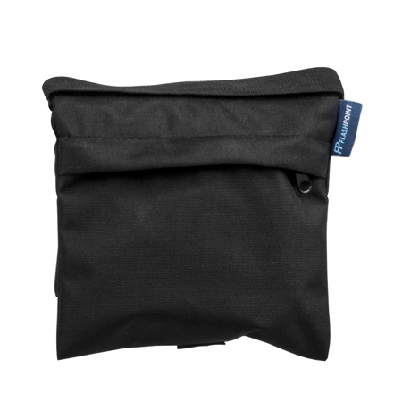 Flashpoint Empty Saddle Sandbag, Water-Resistant Cordura Nylon - (15 lb Capacity, Black)
