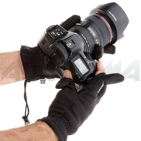 Flashpoint Finger Shooting Glove, Size: Medium- Black