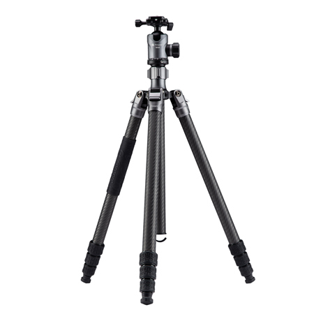 FotoPro Sherpa Max 4-Section CF Tripod/Monopod with FPH-62QS Ball Head, Black