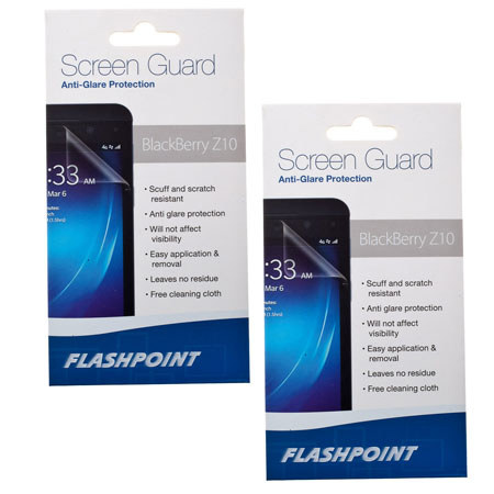 Flashpoint HD anti glare + Screen Protector for BlackBerry z10 4 Pack