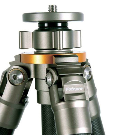 FotoPro T-73C 3-Section Carbon Fiber Tripod with Center Column, 66.1" Max Height