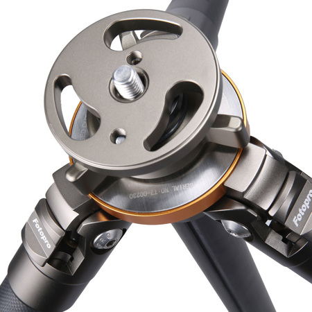 FotoPro T-74C 4-Section Carbon Fiber Tripod with Center Column, 60.6" Max Height