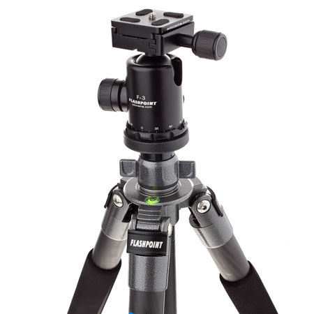 Flashpoint F-1328 Carbon Fiber Tripod, with F-4 Head