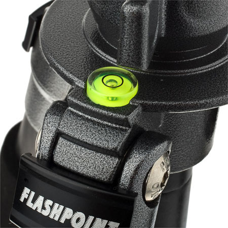 Flashpoint CF2127N Carbon Fiber Tripod,Supports 17.6Lbs