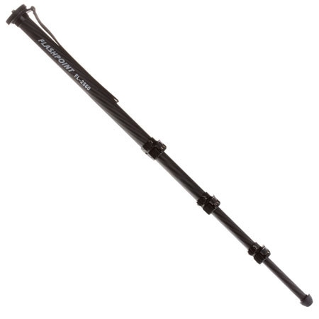 Flashpoint FL2560 Carbon Fiber Monopod, Supports 11Lbs