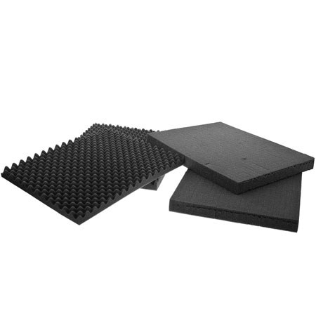 Flashpoint Top Lid Wave Foam, Bottom Lid Wave Foam & Bottom Lid Pre-cut Foam - Replacement 3 Piece Foam Set - for WRT-23 Water-Resistant, Hard Case