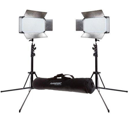 Flashpoint 500 LED Video 2-Light Kit