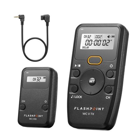 Flashpoint Wave Commander II Wireless Remote Shutter Release Kit for Sony Cameras with Accessory Port