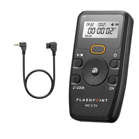 Flashpoint Wave Commander II Remote Tx w/Cable for Sony Cameras w/Accessory Port