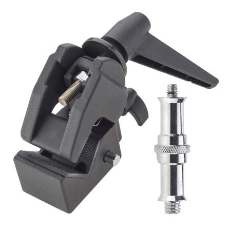 Flashpoint Super Clamp BLACK 1/4"X20 / 3/8" Standard Stud