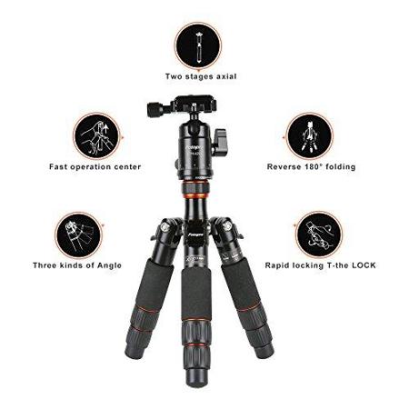 FotoPro X-Go Mini 3-Section Carbon Fiber Tripod with Ball Head