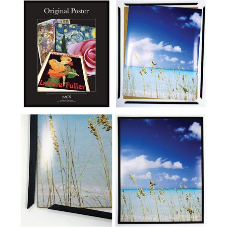 MCS Poster Original Masonite Back Frame for a 20x28" Photograph, Molding 1/2", Black