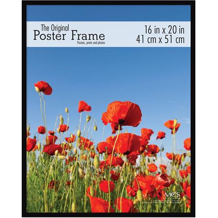 MCS Poster Original Masonite Back Frame for a 16x20" Photograph, Molding 1/2", Black