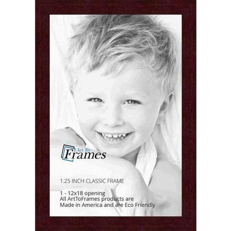 Art To Frames 3978 Wood Frame for 12x18 Photograph, Mahogany