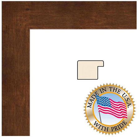 Art To Frames 3911 Wood Frame for 9x9 Photograph, Mocha Walnut