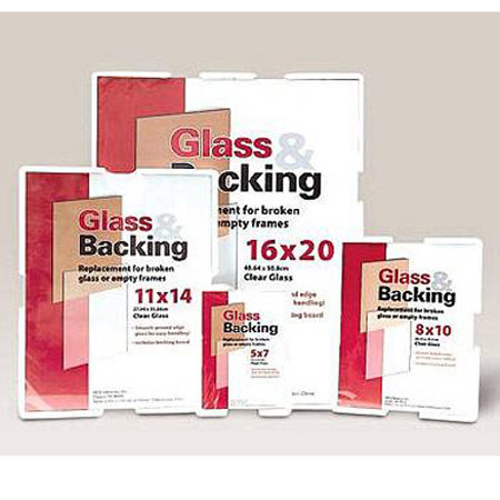 MCS 42584 Glass/Backing Kit Smooth Ground Edge Glass w/8x10" Corrugated Backing