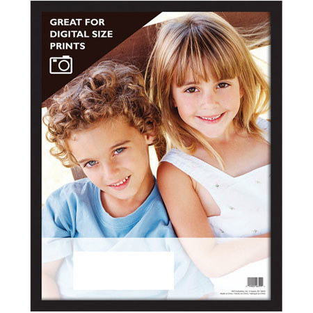 MCS Gallery Wood Frame for 12x16" Photograph, Black