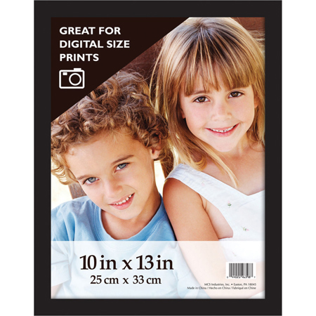 MCS 10x13" Gallery Wood Wall Frame, 3/4" Width, Black