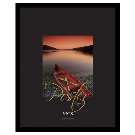 MCS Vernon 11.75 x 36" Gallery Poster Frame, Black